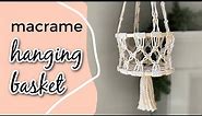 DIY Macrame Hanging Fruit Basket | Plant Hanger Tutorial