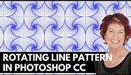 Photoshop - Rotating Line Pattern - Whimsical Nautilus Style Pattern