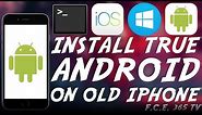 How to Install Legit ANDROID (Dualboot) on Older iPhone / iPod Touch (Windows Tutorial)