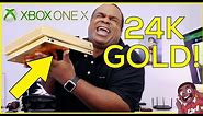 24-KARAT GOLD XBOX ONE X! [Unboxing]