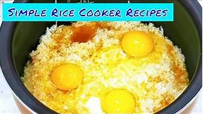 Simple Rice Cooker Recipes That Are Awesome