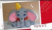 Elefante Dumbo tejido a crochet parte 2