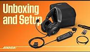 Bose A30 Aviation Headset – Unboxing and Setup