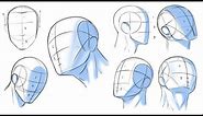 How to Draw Heads - Dividing it Into Thirds