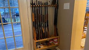 How To Build A Vertical Gun Rack!! DIY. Floating Shelf