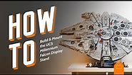 How To Build & Mount the LEGO Star Wars UCS Millennium Falcon Display Stand