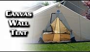 16x20 Canvas Wall Tent from Davis Tent & Awning