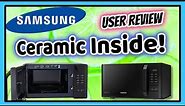 ✅ Samsung MICROWAVE Oven [CERAMIC INSIDE] How to Use, ⭐SET TIME, Review, Unboxing (MS23K3513AK/SP)