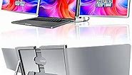 Triple Laptop Screen Extender, [M1/M2/Windows] [Only 1 Cable to Connect], Laptop Monitor Extender for Mac/Windows, 1080P | FHD IPS | Ultra-thin Bezel, Powered by Type-C/USB, for 13.3”-17.3” Laptop