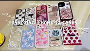 Unboxing iPhone 12 cases | Aesthetic Case Haul, Cute & Minimalist Design, Shopee Haul