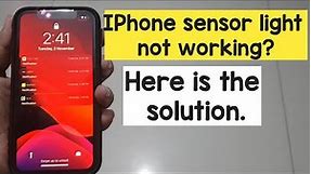 iPhone Sensor Light Not Working? How To Fix iPhone Sensor Light