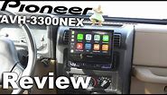 Pioneer AVH 3300NEX In‑dash DVD Receiver Pioneer Single DIN - 7" Flip Up Display