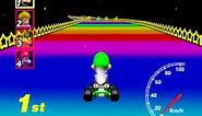 Mario Kart 64 - Rainbow Road Cheating A.I. Exposed