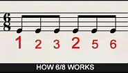 How to Count Rhythms in 6/8 Time Signature