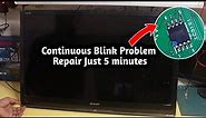 SHARP 32 Inch LED TV Continues Blinking Problem Repairing with new technique