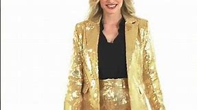 1271 - "PARTY FASHION JACKET" (gold sequin jacket)