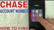 ✅ How To Find Chase Bank Account Number 🔴