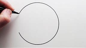 How to Draw a Perfect Circle Freehand: Narrated Step by Step