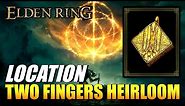 Elden Ring - Two Fingers Heirloom Location (Talisman)