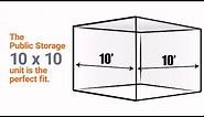 10x10 Storage Unit Size Guide