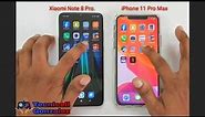 Xiaomi Note 8 PRO Vs iPhone 11 Pro Max Prueba De Velocidad