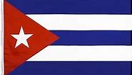 Cuba Flag 3x5 Foot Cuban National Flags with Brass Grommets 3 X 5 Ft