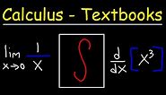 Calculus - Recommended Textbooks