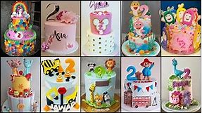 🥳2nd Birthday Cake Ideas For Baby Girl & Boy/2nd birthday cake for girls/Birthday Cake Ideas#Cake