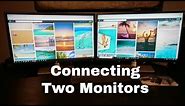 HP ENVY DESKTOP | Connecting Two Monitors