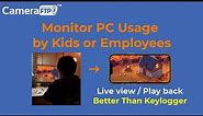 How to: Monitor computer usage by kids or employees; Record PC screen, TV shows & online meetings
