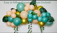 Organic mini balloon garland (Easy to follow Balloon Tutorial)