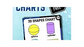 Free Printable 3D Shapes Chart and Fun Activities Ideas for Kids