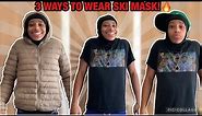 3 Ways To Wear Pooh Shiesty Ski Mask! (THE BEST WAYS🔥)!