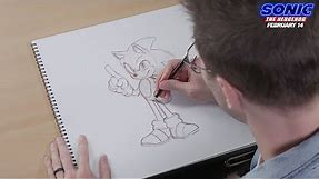 Sonic The Hedgehog (2020) - How To Draw Sonic - Paramount Pictures
