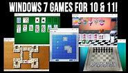 Install the Classic Windows 7 Games such as Solitaire and Minesweeper etc. on Windows 10 and 11