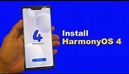 How to Install Huawei Harmony OS 4
