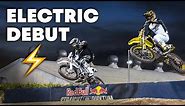 ELECTRIC Dirt Bike DEBUT at Red Bull Straight Rhythm