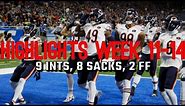 Bears Defense Highlights Weeks 11-14