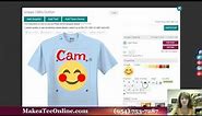 Custom T-Shirt Design Using Emojis