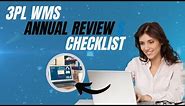 What to Know: 3PL WMS Annual Review Checklist