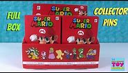 Super Mario Collector Pins Series 1 Full Box Opening Review | PSToyReviews