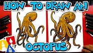 How To Draw A Realistic Octopus