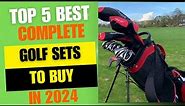 Top 5 Best Complete Golf Sets to Buy In 2024 | Best Golf Club Sets Review