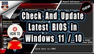 How to Check BIOS Version in Windows 11 | How to Update bios in Windows 11 | Get Latest BIOS