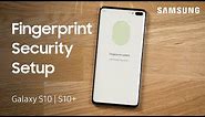 How to use Fingerprint Security on your Galaxy S10 and Galaxy S10+ | Samsung US