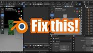How to Reset Workspace in Blender