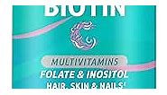 BeLive Biotin Gummies with MultiVitamins, Folate, Inositol – Supports Hair Growth, Healthy Skin & Nails – Vegan, Pectin Based – Strawberry Flavor (1)
