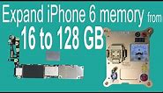 Expand iPhone 6 Memory from 16GB to 128GB by Changing NAND Flash HDD
