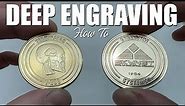 Deep Engraving Metal Coins - Full Instructions & Fiber Laser Settings