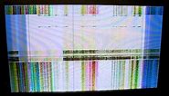 Panasonic plasma TV screen problems, please help!